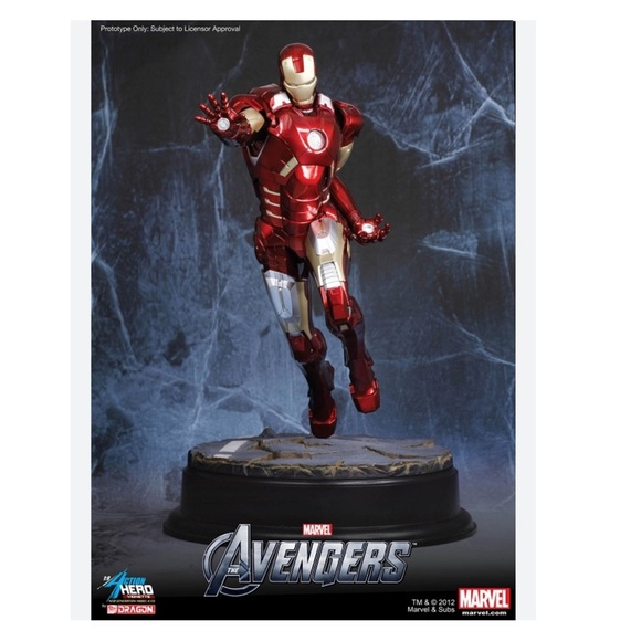 MARVEL ⭐️ Deagon Iron Man 3 Mark VII figure/statue - Picture 2 of 9